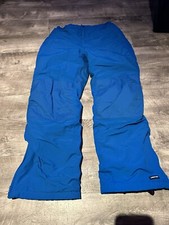 Lands End Sz 14 Youth Royal Blue Snow Ski Board Pants Grow A Longs Kids Girl Boy