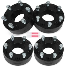 4Pcs 2" 5x5 to 6x5.5 Wheel Adapters For Jeep Gladiator Grand Cherokee Wrangler