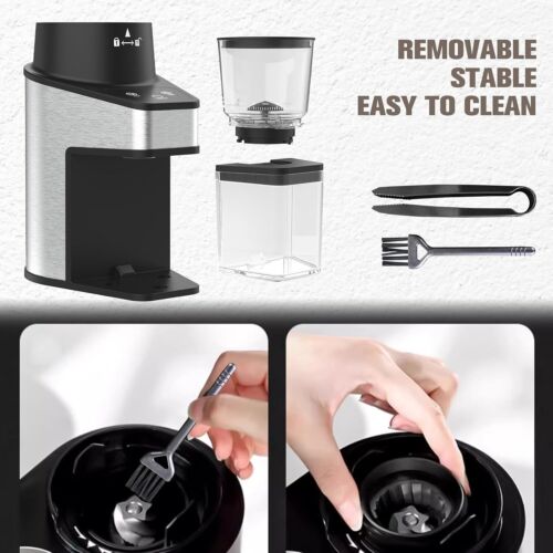 Cobuy Burr-Coffee Grinder Electric w-Adjustable Settings Stainless Steel - Picture 3 of 8