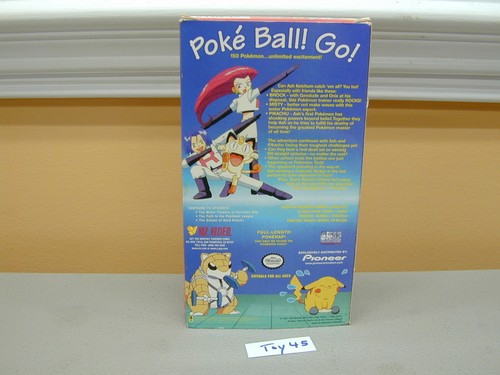 1998 Pokemon The Sisters of Cerulean City - VHS - Picture 2 of 2