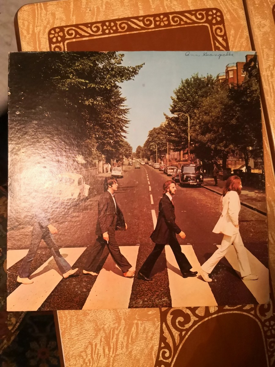 THE BEATLES ~ ABBEY ROAD LP (1976) CAPITOL SO-383 ORANGE