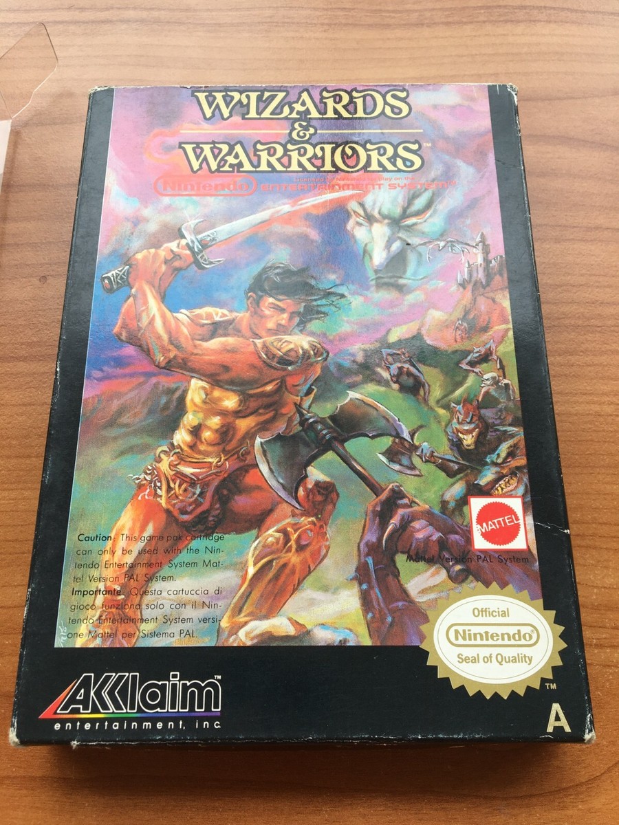 Nintendo NES Game: Wizards Warriors PAL-A CIB UK - Main Image