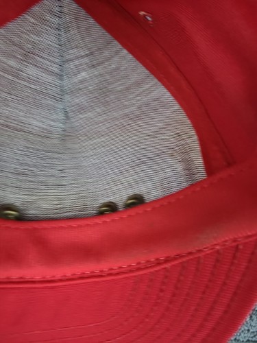 Cappello vintage Corpo dei Marines degli Stati Uniti rosso snapback grande patch stemma aquila bandiera USA - Foto 12 di 22