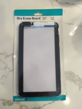 Wexford Dry Erase Board Heavy Duty Marker Included Black Design 10 x5.5