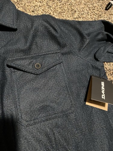 NEW Dakine Shirt Mens Size Large Navy Shirt Jacket Midweight Casual Workwear - Picture 5 of 10