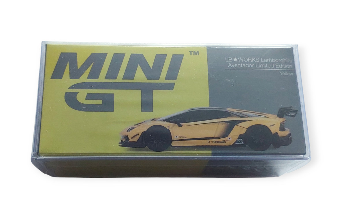 トイザらス限定 MINI GT LB★Works GT-R Aventador 1/64 MINI GT Lamborghini Aventador LB☆WORKS (Blue) Diecast