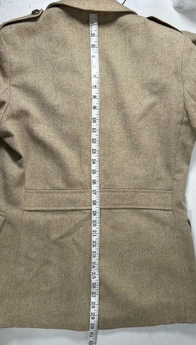 Dhobi Sakko Damen Größe 16 18 XL Beige Wolle Western-Stil Cordbesatz - Bild 11 von 11