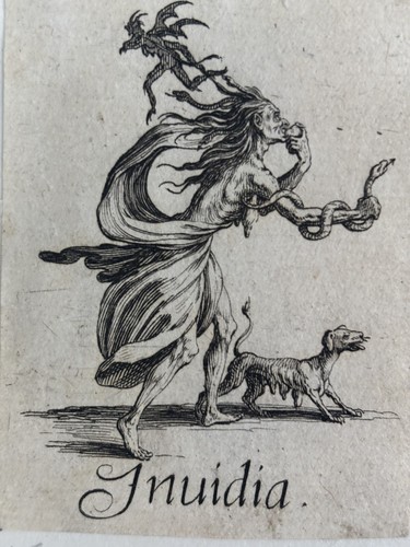 Jacques Callot TRES Grabados Originales De 7 Pecados Capitales (c1620) - Imagen 7 de 11