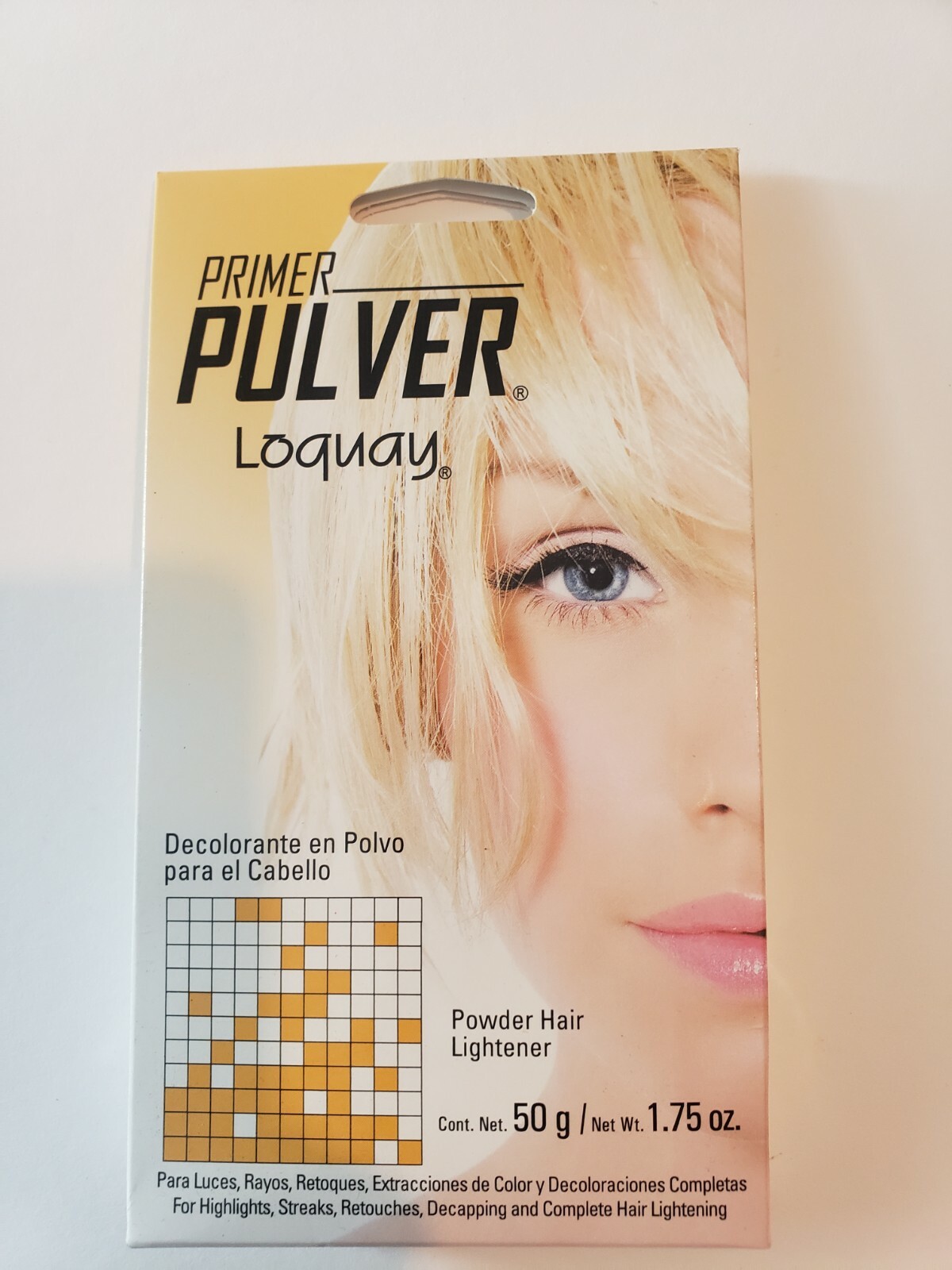 DECOLORANTE EN POLVO PARA EL CABELLO LOQUAY: PRIMER PULVER POWDER HAIR  LIGHTENER 7501029940016 | eBay