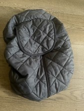 EDDIE BAUER - WEATHER PROOF Fleece INFANT CAR SEAT COVER - PRE-OWNED