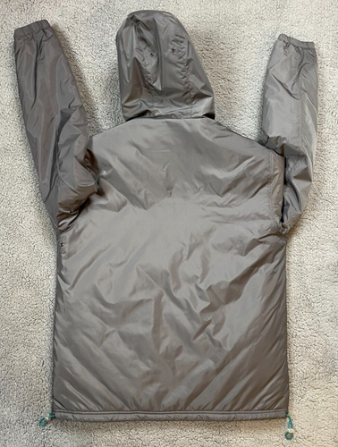 Penguin by Munsingwear Jacket Mens Large Grey Orange Full Zip Hooded Vintage - Picture 2 of 13