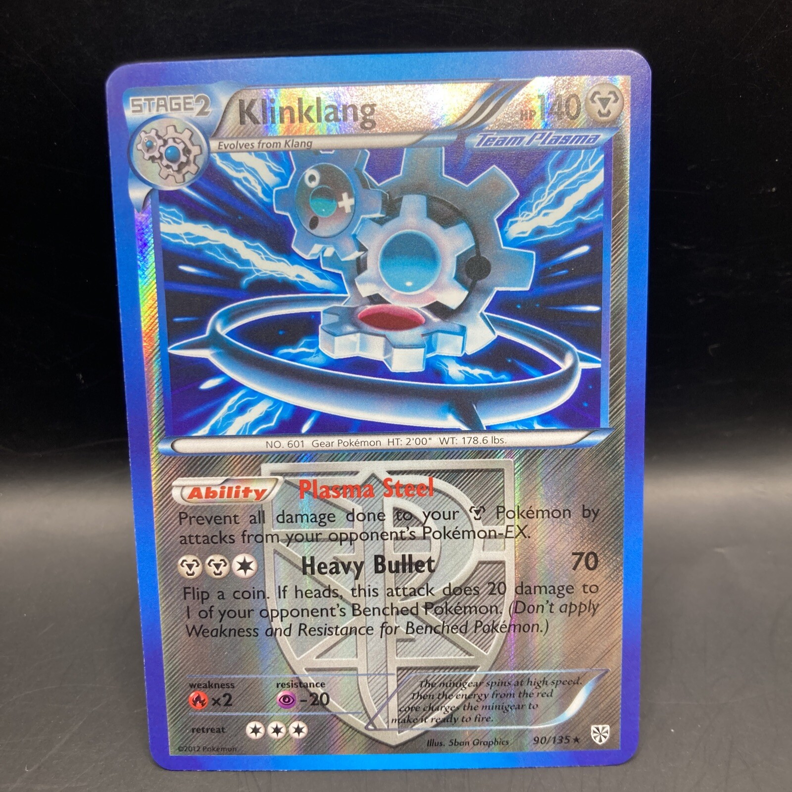 Klinklang 90/135 - Pokemon Plasma Storm  Reverse Holo Rare Card