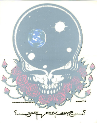 The Grateful Dead Sticker - Space Your Face - Templeton 1987