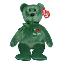 Ty Beanie Baby ❤️ I LOVE NEW JERSEY The Bear 8.5" Stuffed Plush New  MWMT's