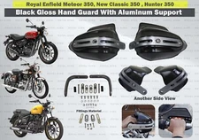 Black "Hand Guard Fit For Royal Enfield New Classic, Meteor, Hunter" 350