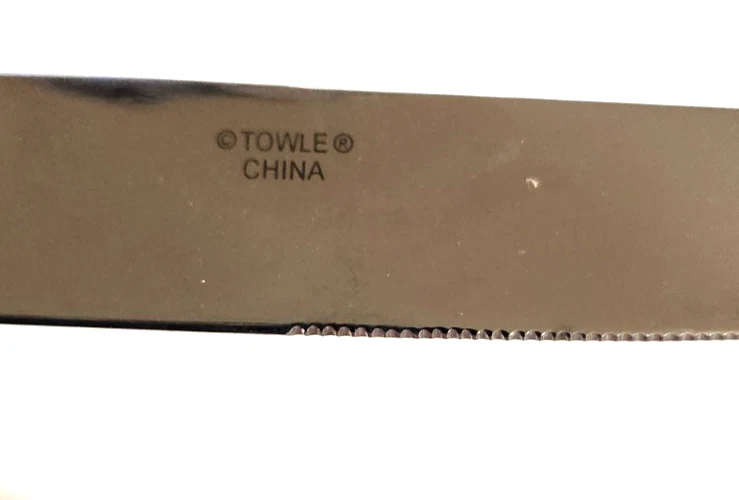 Toalla Cuchillos Cena Acero Inoxidable 18/10 Hotel Alto Brillo 12 Cuchillos Envío Gratis Foto 4 de 4