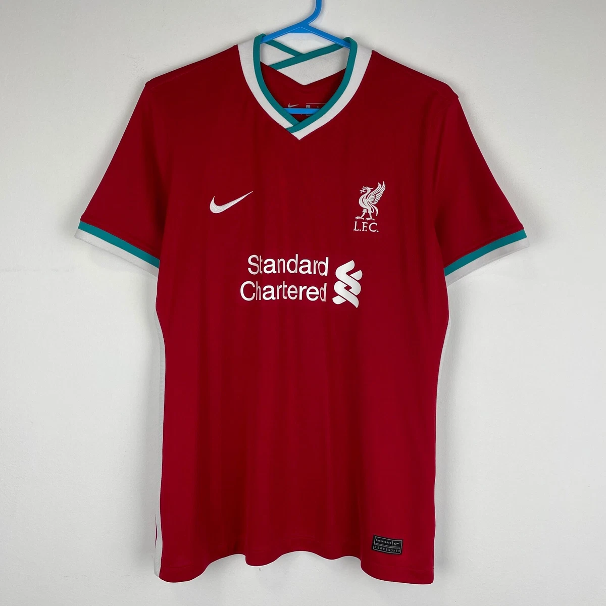Liverpool 2020 2021 Home Football Shirt Soccer Jersey Women s Ladies size L