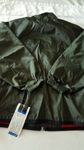 NWT Reebok Track Jacket MEDIUM Nylon Full Zip W/ ZIPPERED POCKET & SIDE POCKETS - Picture 9 of 11