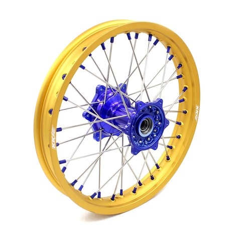 KKE 21-18" Cast Wheels Fit Yamaha YZ125 YZ250 YZ250F 2001-2025 YZ450F Gold Rims - Picture 10 of 12