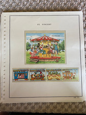 1988 DISNEY ST. VINCENT THEMED STAMPS
