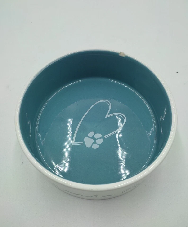 B-Ware TRIXIE Haustierheim Keramiknapf Weiß Blau - kleine Beschädigung T25052  - Bild 4 von 4