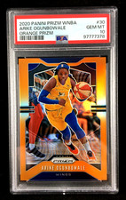 Pop 2 PSA 10 Arike Ogunbowale 2020 WNBA Prizm ORANGE /65 #30 Wings 1st YEAR