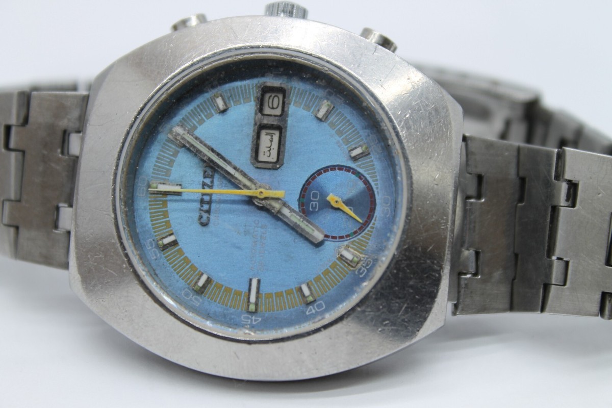 VTG CITIZEN 8100-900089-Y CHRONOGRAPH 8100A AUTOMATIC 67