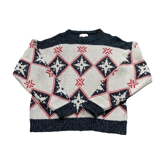 あ*う様 60s~70s jantzen acryliccardigan Vintage 70s Jantzen Acrylic Sweater Knit Off White Color Geometric
