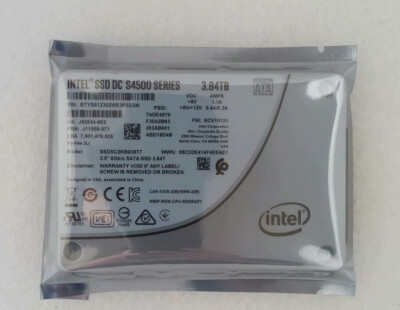 3.84TB Intel S4500 DC Series 2.5'' SATA Solid State Drive SSDSC2KB038T701 SSD
