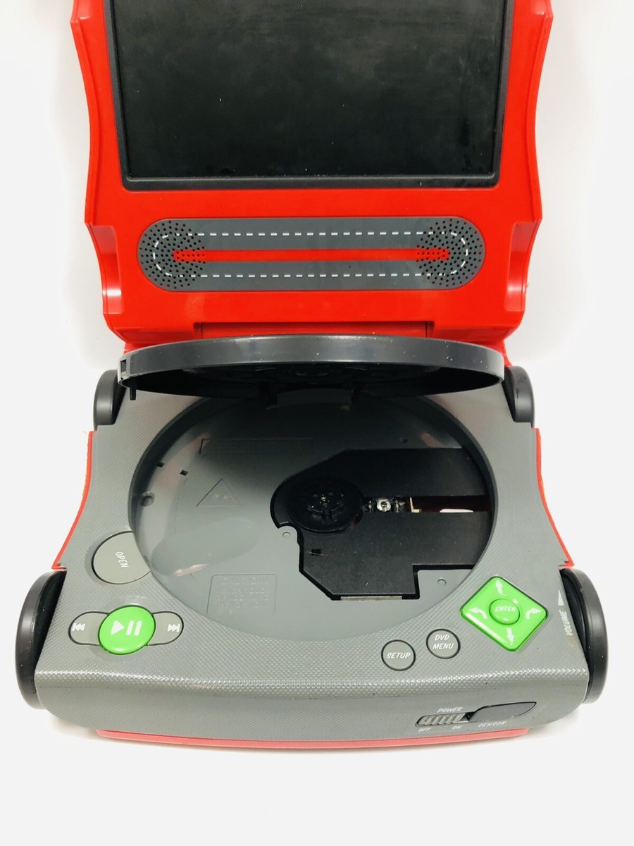 Disney Cars Pixar Lightning McQueen 7” LCD Portable DVD Player