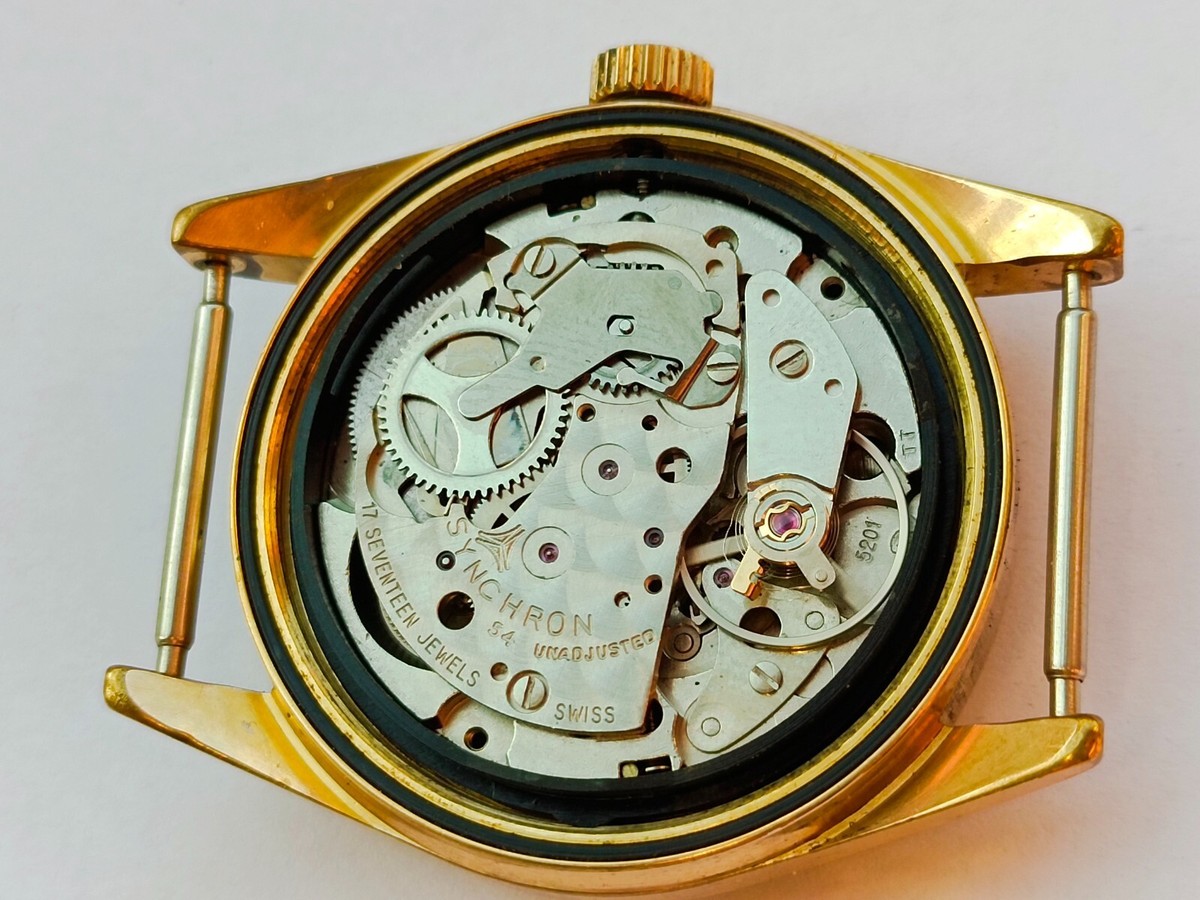 Vintage DOXA By Synchron Neuchatel 54 Cal 5201 Swiss Rare | eBay