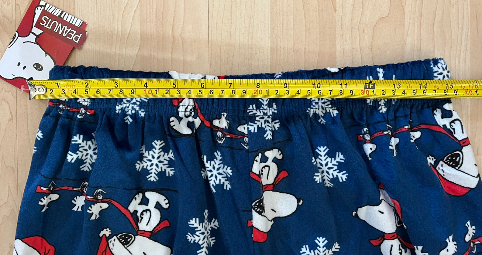 Snoopy Pajama Lounge Pants CHRISTMAS PJ's MEN'S NWT w/ Pocket
