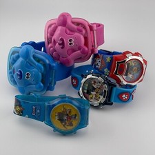 Cartoon Dog Watches Kids Digital Paw Patrol Blues Clues 5 Used Watches Untested