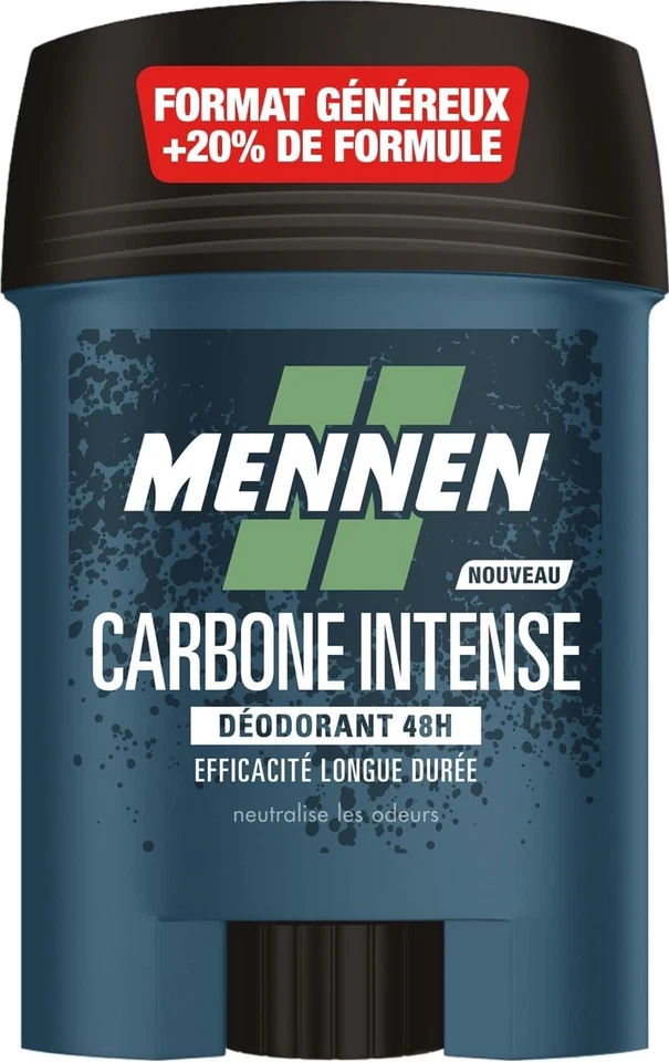 Set 6 Deodorant Mennen Carbon Intense 48H Efficiency Long Duration 6 X 60ml - Image 2 of 4