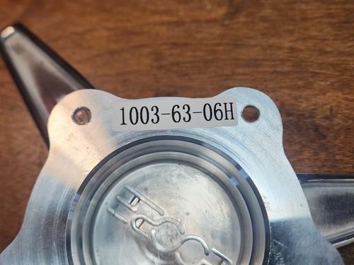 1 - FOOSE POLISHED KNOCKOFF TRIBAR 1003-63-06H WHEEL RIM CENTER CAP STM 1003-62 - Picture 5 of 8