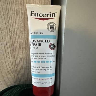 Eucerin Advanced Repair Body Cream for Very Dry Skin, Fragrance Free Daily 