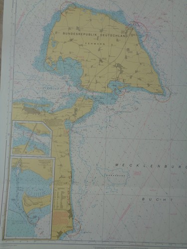 Karte Marine/Gewässer Um Fehmarn Heiligenhafen Bis Dahmeshöved Deutsche Küste - Bild 3 von 3
