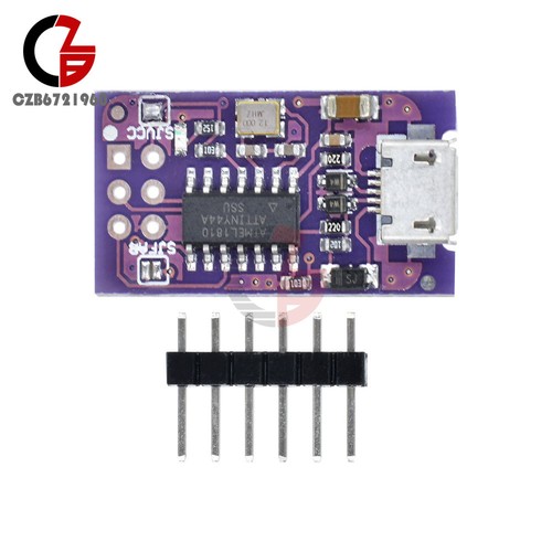 Micro USB Tiny AVR ISP ATtiny44 USBTinyISP Programmer 5V für Arduino Bootloader - Bild 1 von 9