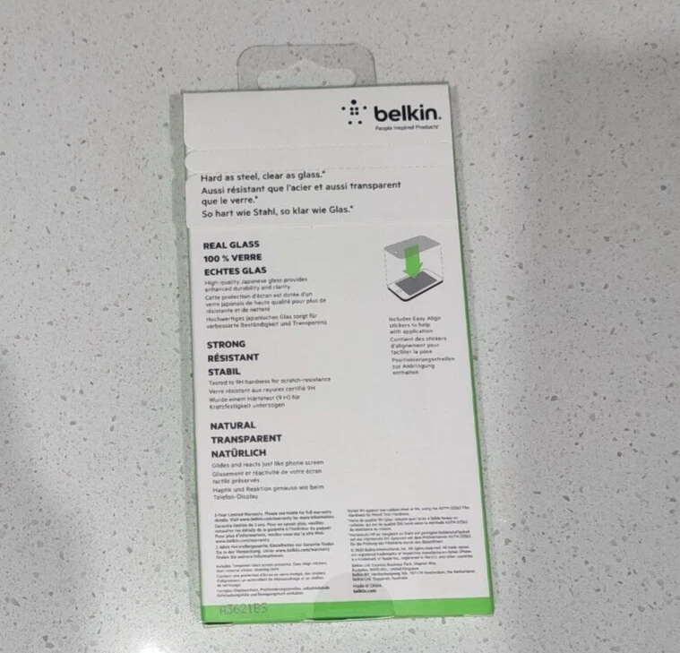 Belkin ScreenForce Tempered Glass Screen Protector iPhone SE/8/7/6/6s - image 3 of 3