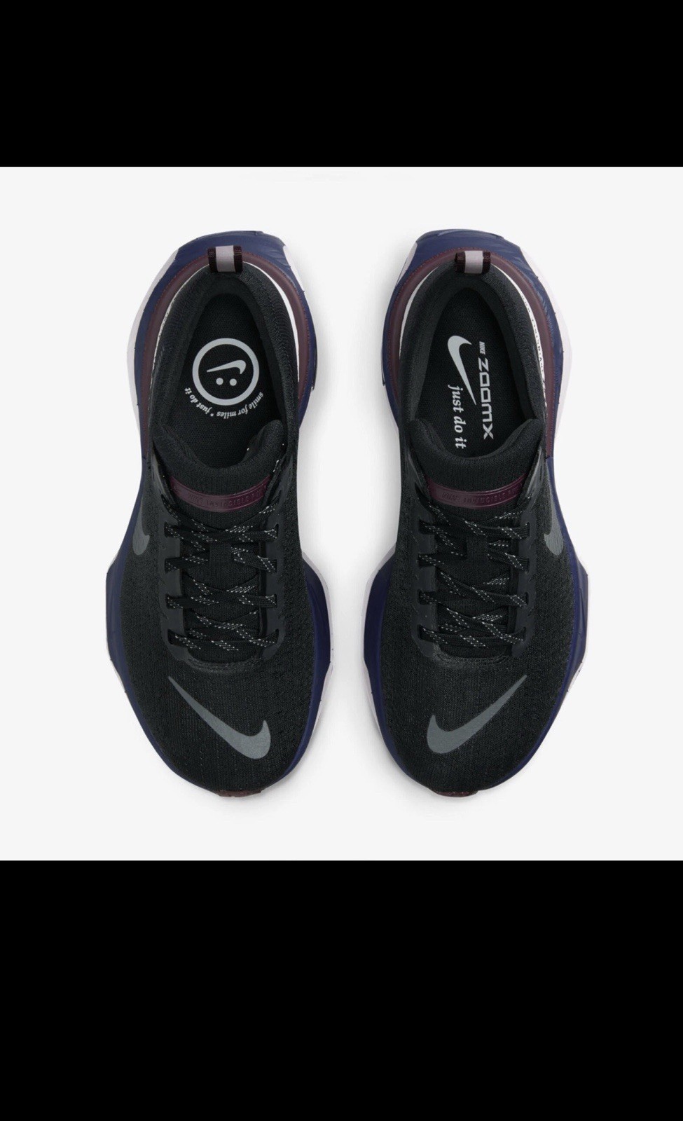 Nike WMNS ZoomX Invincible Run FK 3 Black/Iron Grey Women's Sneakers DR2660-004 thumbnail 3