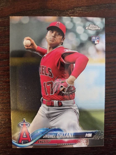 Shohei Ohtani 2018 Topps Chrome Update #HMT1 Pitching Rookie Card RC Angels