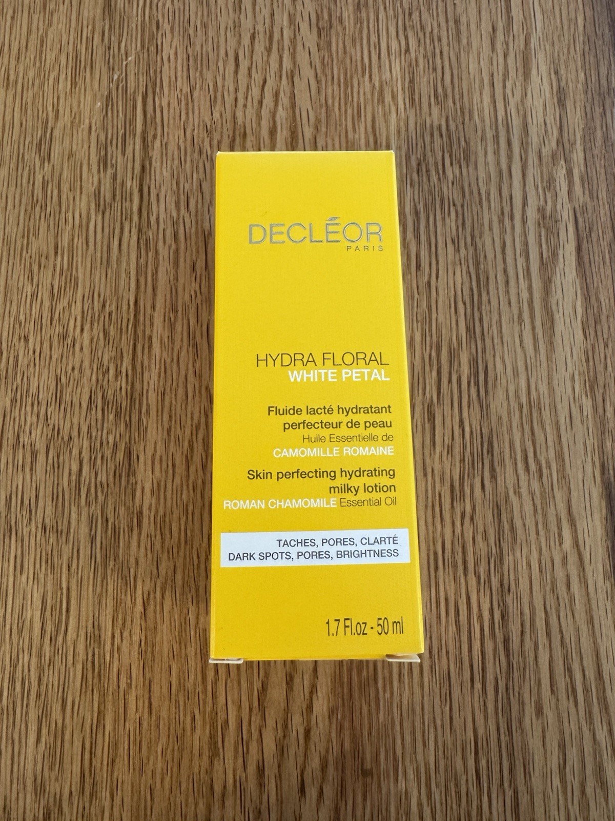 Decleor Hydra Floral White Petal Skin Perfecting Hydrating Milky Lotion 50ml New