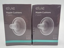 Lot of 2 Elvie Nipple Cushions 19mm Soft Silicone 2ct per box