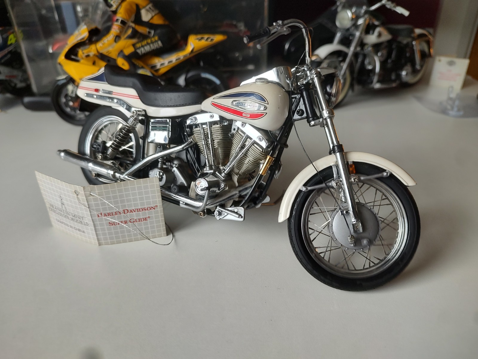 Moto De Collection Franklin Mint Harley-Davidson édition Limitée Noël 2003 - Pièces Manquantes