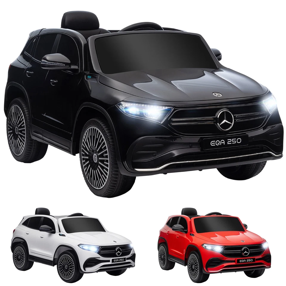 HOMCOM Macchina Elettrica per Bambini 3-8 Anni con Telecomando e Clacson