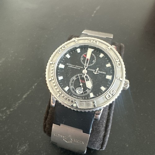 Ulysse Nardin Marine Men's Black Watch - 263-33