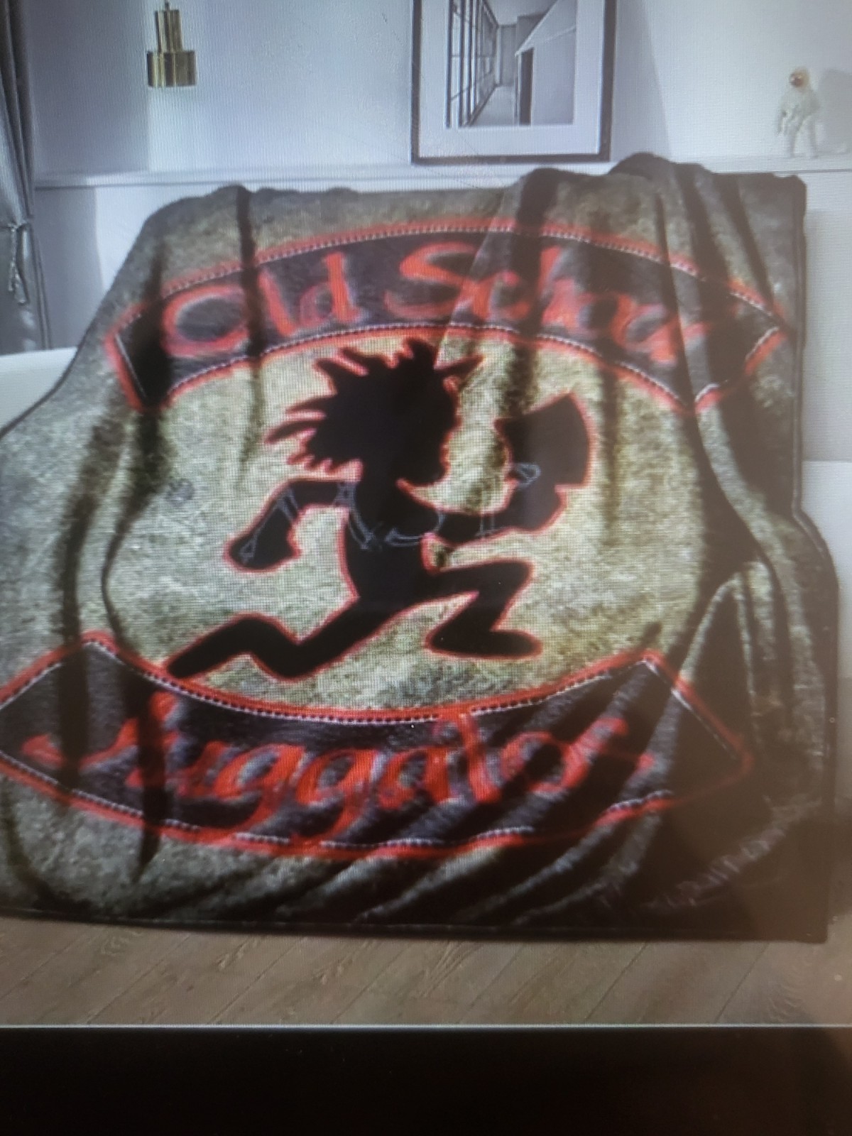 ICP Old School Juggalo Banner/ Throw Blanket 40 x 50 inches
