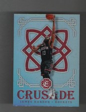 2016-17 Panini Excalibur - Crusade James Harden #4 Silver Prizms Rockets ASU