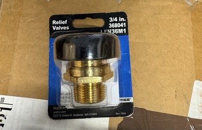 Watts - 3/4 in. Lead Free Brass Vacuum Relief Valve - LFN36M1 NEW IN Package
