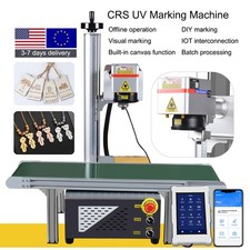 10/15W UV Marking Flight Marking Machine & Industrial camera Visual Positioning 
